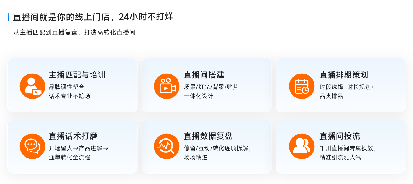 直播带货 - 抖店全链路代运营服务
